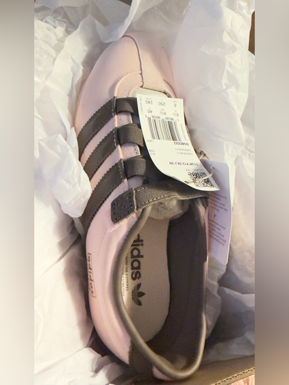 adidas Women's Pink and brown Tokyo Mary Jean Sneakers